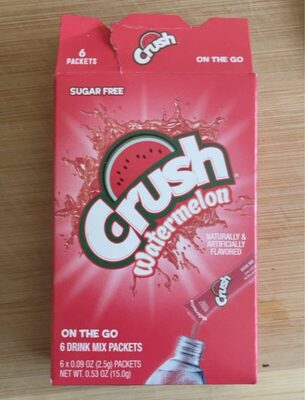 Sugar Free Watermelon On The Go Drink Mix, Watermelon