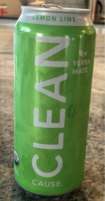 Lemon Lime Sparkling Yerba Mate Beverage, Lemon Lime