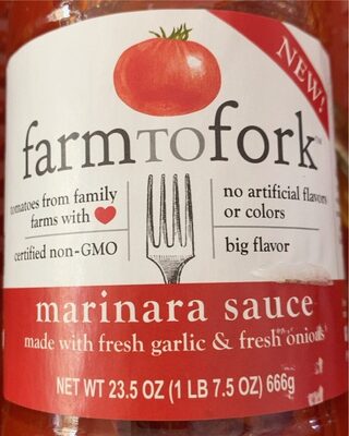 Marinara Sauce Made With Fresh Garlic & Fresh Onions, Marinara
