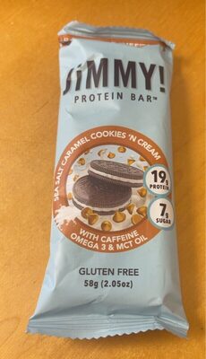 Sea Salt Caramel Cookies 'N Cream Protein Bar, Sea Salt Caramel Cookies 'N Cream
