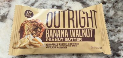 Banana Walnut Peanut Butter Bar, Banana Walnut Peanut Butter