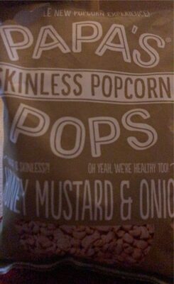 Honey Mustard & Onion Skinless Popcorn, Honey Mustard & Onion