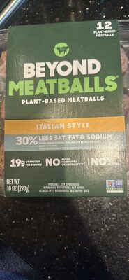 Italian Style Beyond Meatballs Plant-Based Meatballs, Italian Style