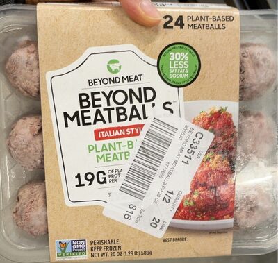 Italian Style Plant-Based Meatballs, Italian Style