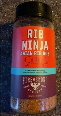 Rib Ninja Asian Rib Rub, Rib Ninja