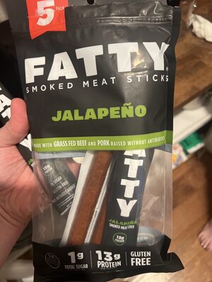 Jalapeno Smoked Meat Sticks, Jalapeno