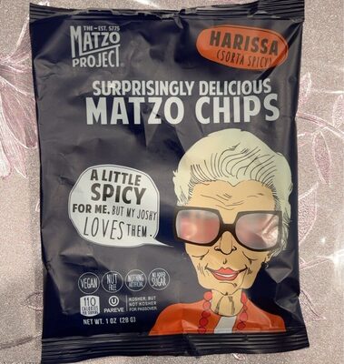 Harissa (Sorta Spicy) Surprisingly Delicious Matzo Chips, Harissa (Sorta Spicy)