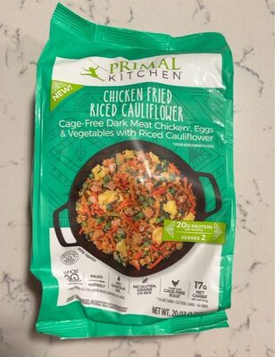 Chicken Fried Riced Cauliflower Cage-Free Dark Meat Chicken, Eggs & Vegetables With Riced Cauliflower, Chicken Fried Riced Cauliflower