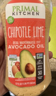 Chipotle Lime Real Made With Avocado Oil Mayonnaise, Chipotle; Lime