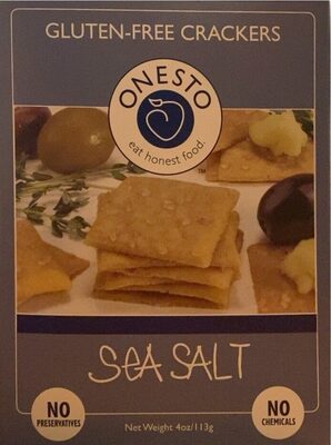 Sea Salt Hand-Crafted Crackers, Sea Salt
