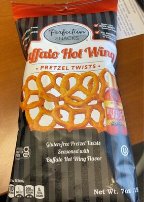 Buffalo Hot Wing Flavor Gluten-Free Pretzel Twists, Buffalo Hot Wing