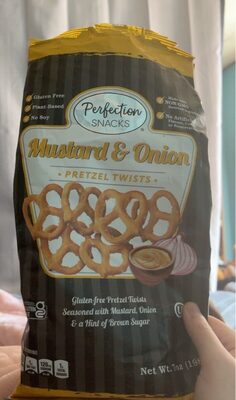 Mustard & Onion Gluten-Free Pretzel Twists, Mustard & Onion
