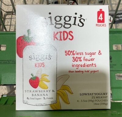 Strawberry & Banana Lowfat Yogurt, Strawberry & Banana