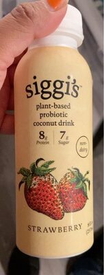 Strawberry Plant-Based Probiotic Coconut Drink, Strawberry