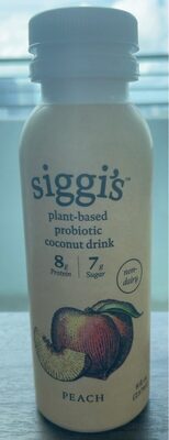 Peach Plant-Based Probiotic Coconut Drink, Peach