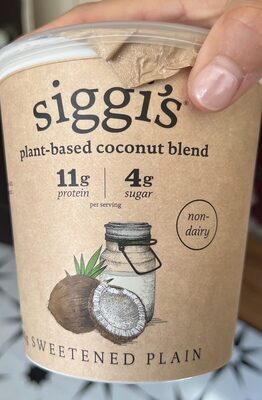 Sweetened Plain Plant-Based Coconut Blend, Sweetened Plain