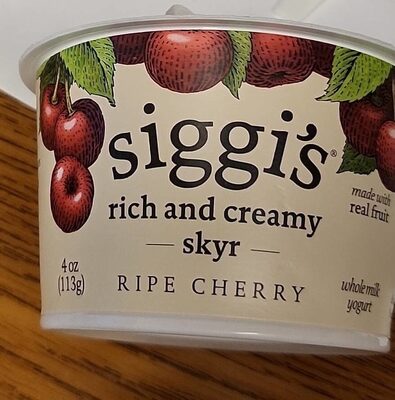 Ripe Cherry Rich And Creamy Skyr Whole Milk Yogurt, Ripe Cherry