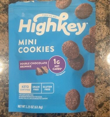 Double Chocolate Brownie Mini Cookies, Double Chocolate Brownie