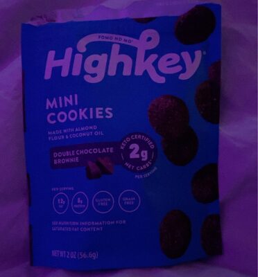 Double Chocolate Brownie Mini Cookies, Chocolate Brownie