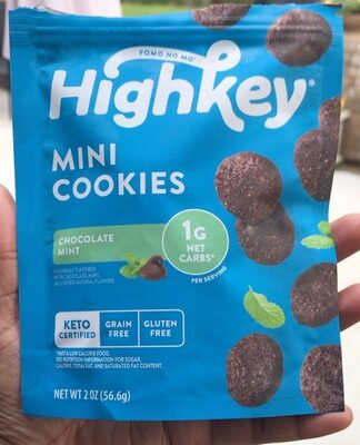 Chocolate Mint Flavored Mini Cookies, Chocolate Mint