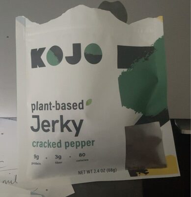 Jerky Plant-Based Cracked Pepper, Jerky