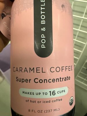 Caramel Coffee Super Concentrate, Caramel Coffee