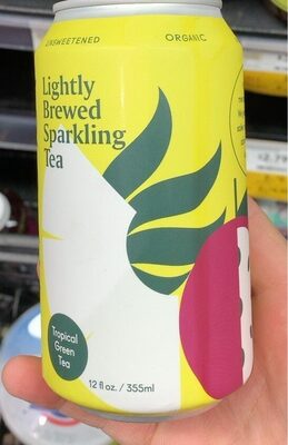 Pineapple And Passion Fruit Lightly Brewed Sparkling Green Tea, Pineapple; Passion Fruit
