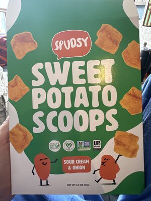 Sour Cream & Onion Sweet Potato Scoops, Sour Cream & Onion