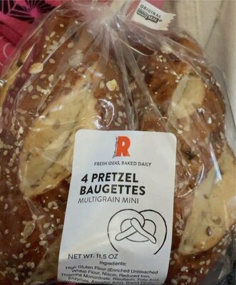 Multigrain Mini Pretzel Baugettes, Multigrain