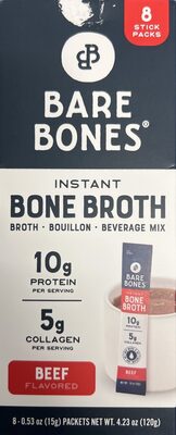 Beef Bone Broth Instant Beverage Mix, Beef