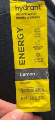 Lemon Rapid Hydration Mix, Lemon