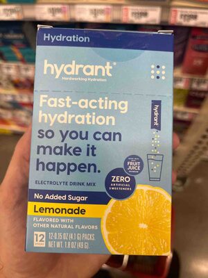 Lemonade Electrolyte Drink Mix, Lemonade