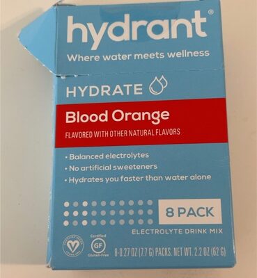 Blood Orange Electrolyte Drink Mix, Blood Orange
