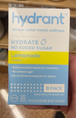 Lemonade Electrolyte Drink Mix, Lemonade
