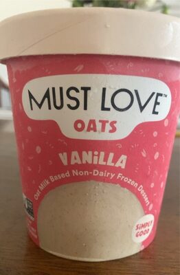 Vanilla Oat Milk Based Non-Dairy Frozen Dessert, Vanilla