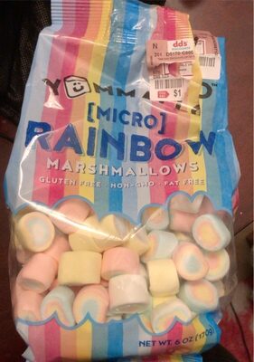 Rainbow Micro Marshmallows, Rainbow