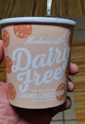 Dairy Free Caramel Cookie Dough Frozen Dessert, Caramel Cookie Dough