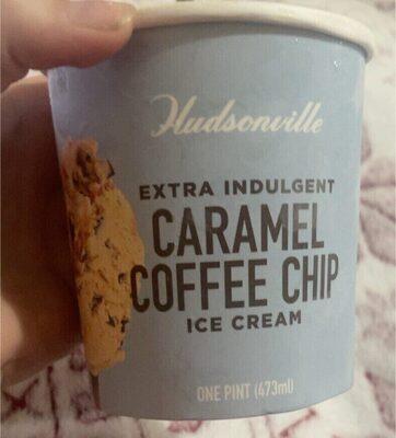 Caramel Coffee Chip Extra Indulgent Ice Cream With Mini Chocolate Flakes And A Dulce De Leche Caramel Swirl, Caramel Coffee Chip
