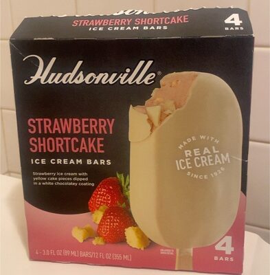Strawberry Shortcake Ice Cream Bars, Strawberry Shortcake