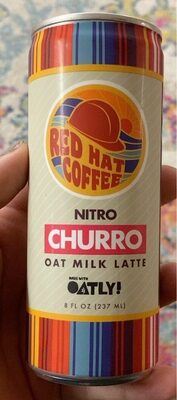 Churro Nitro Oat Milk Latte, Churro