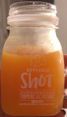 Turmeric Cayenne Cold Pressed Boost, Turmeric Cayenne