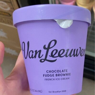 Chocolate Fudge Brownie French Ice Cream, Chocolate Fudge Brownie