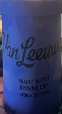 Peanut Butter Brownie Chip French Ice Cream, Peanut Butter Brownie Chip