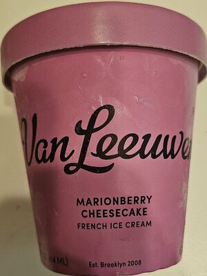 Marionberry Cheesecake French Ice Cream, Marionberry Cheesecake