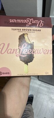 Toffee Brown Sugar French Ice Cream Bar, Toffee Brown Sugar