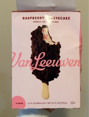 Raspberry Cheesecake French Ice Cream Bars, Raspberry Cheesecake