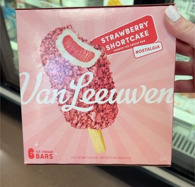 Strawberry Shortcake French Ice Cream Bars, Strawberry Shortcake