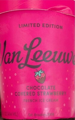 Chocolate Covered Strawberry French Ice Cream, Chocolate Covered Strawberry