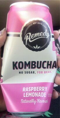 Raspberry Lemonade Flavored Organic Kombucha, Raspberry Lemonade