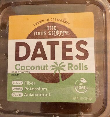 Coconut Rolls Dates